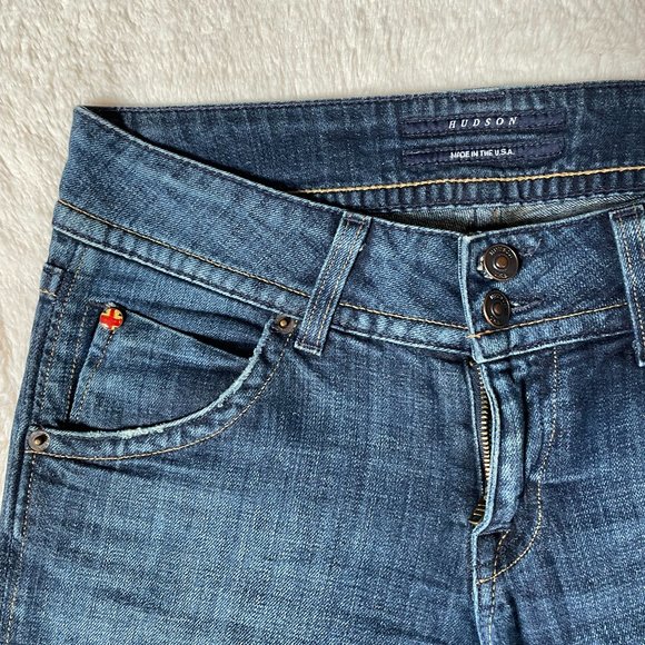 Hudson Denim Jeans Button Back Pocket Womens 27 107906 - Picture 1 of 7